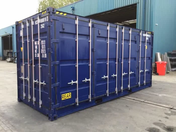 BBC Best Box 20 Fuß Versandcontainer mit seitlicher Öffnung – Gebraucht